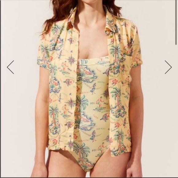 SOLID & STRIPED Tops - Solid and Striped Cabana Shirt